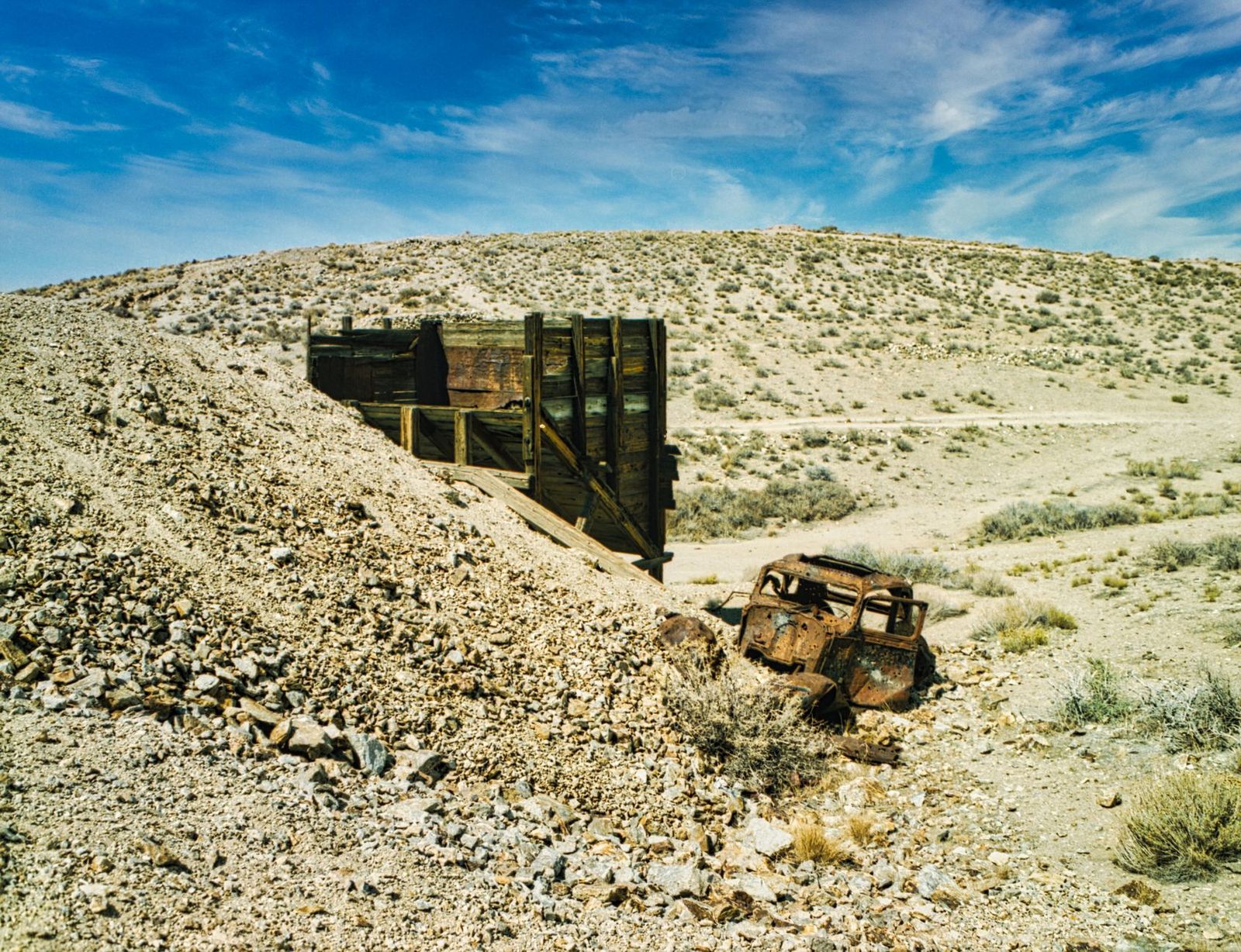 Nevada desert mountain landscape