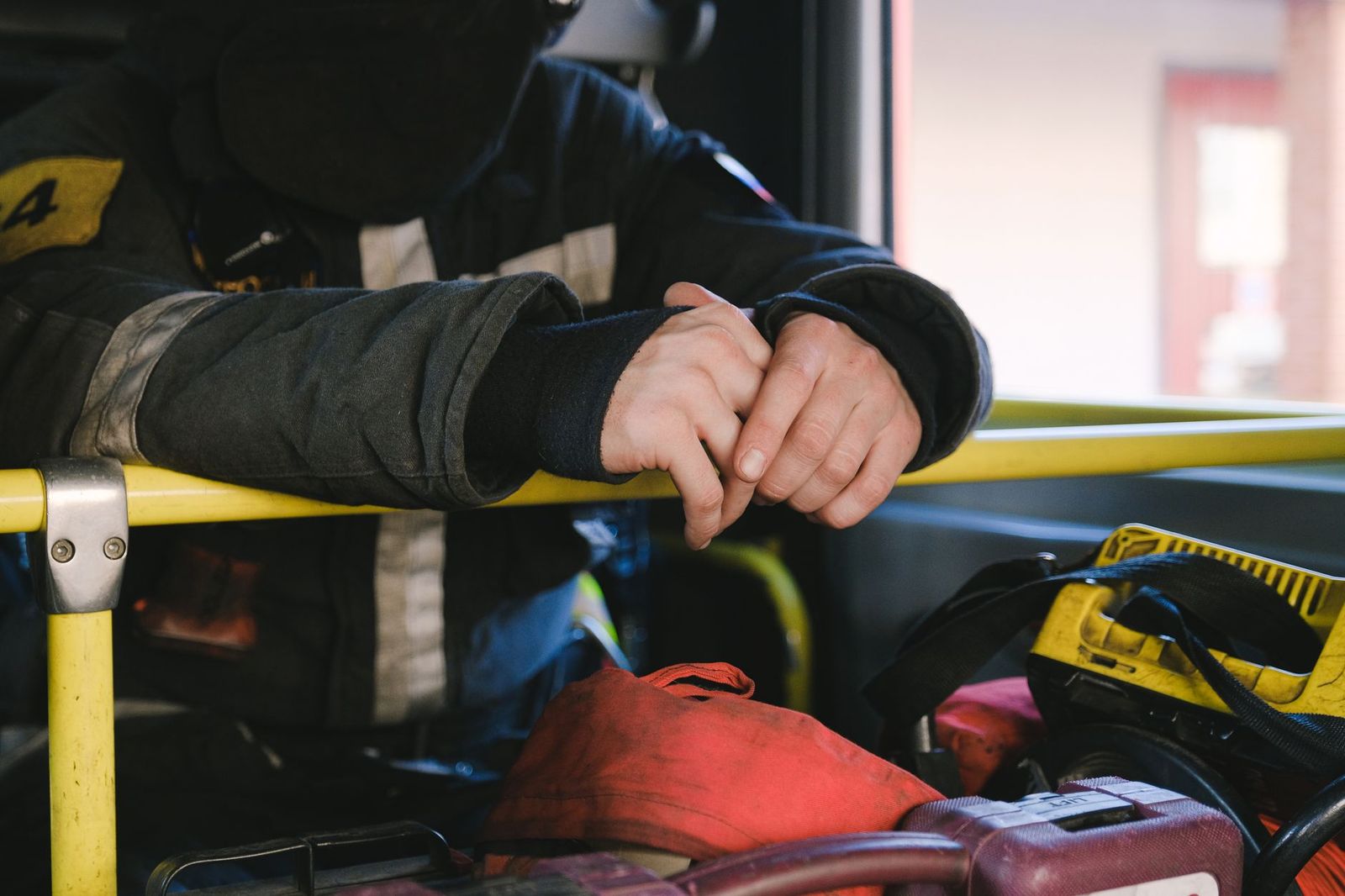 Wildland firefighter hand crew member