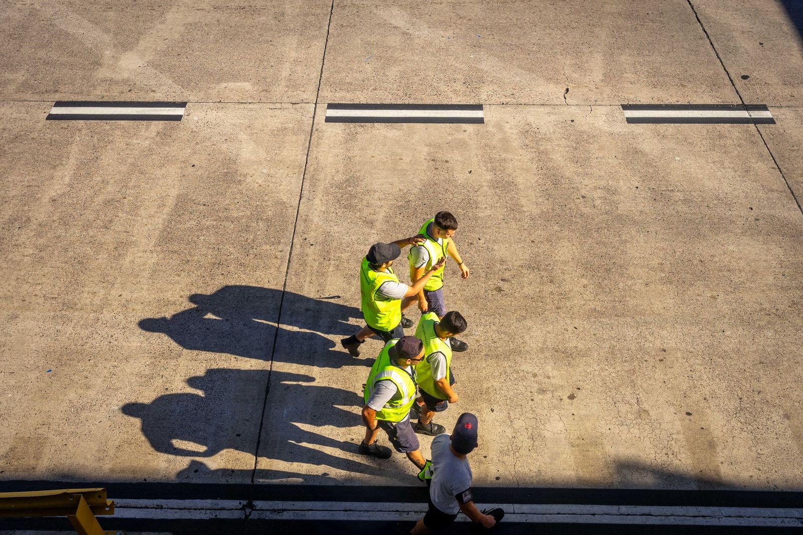 Industrial workforce crew at a jobsite